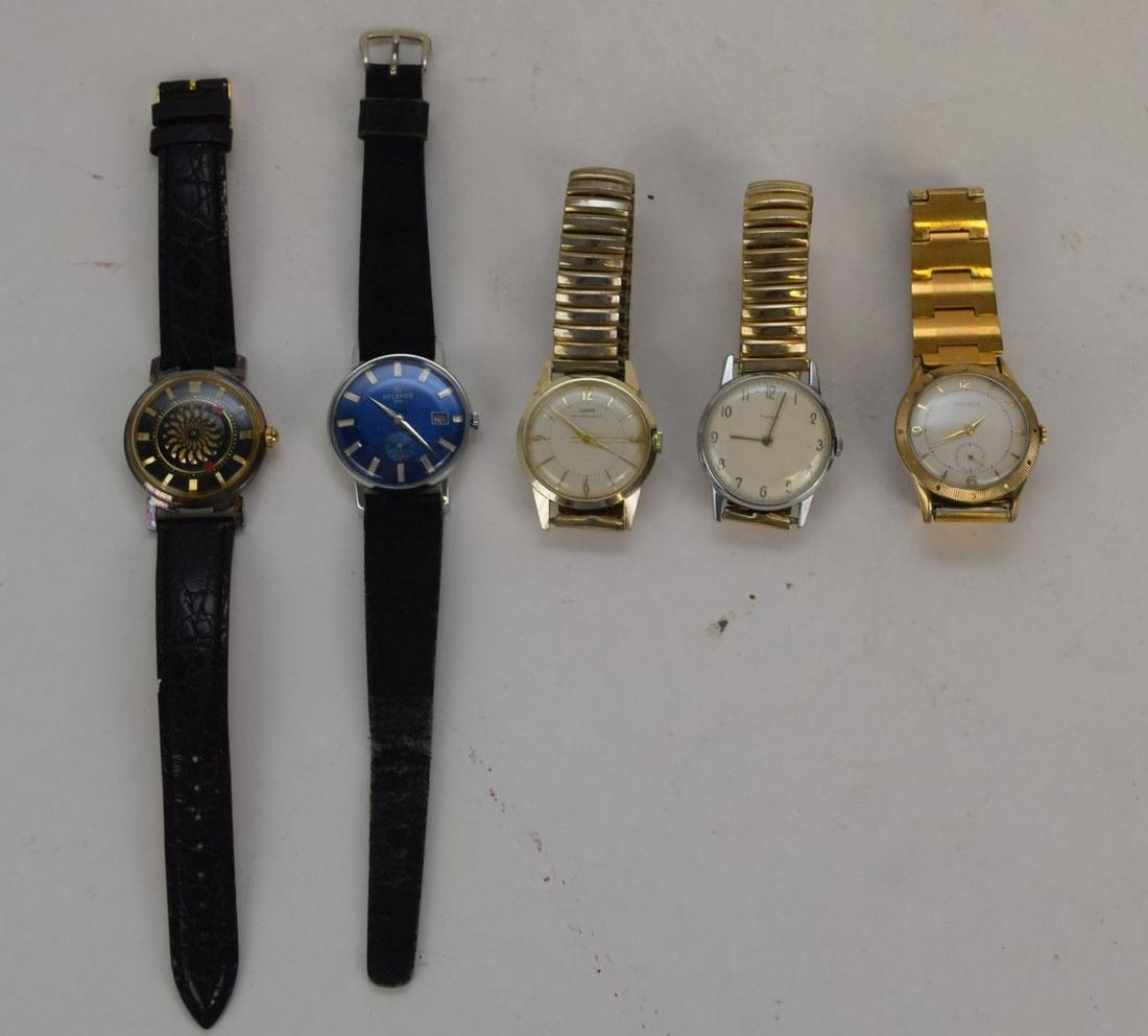 Mixed men's watch Lot  Borel, Swank, Timex, Helbros, (1 of 5)