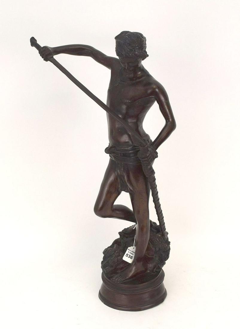 AFTER A. MERCIE DAVID WITH THE HEAD OF GOLIATH BRONZE (1 of 8)