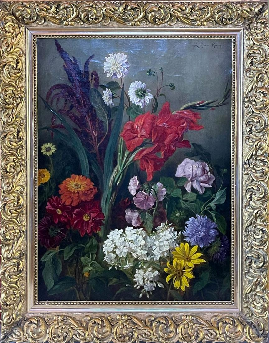 Ludwig Adam Kunz (AUSTRIAN) Oil Still Life (1 of 8)