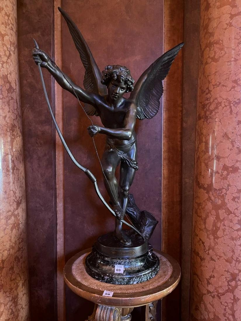 Cassavetti, Marie (British 1843-1914) Bronze "L'Amour (1 of 10)