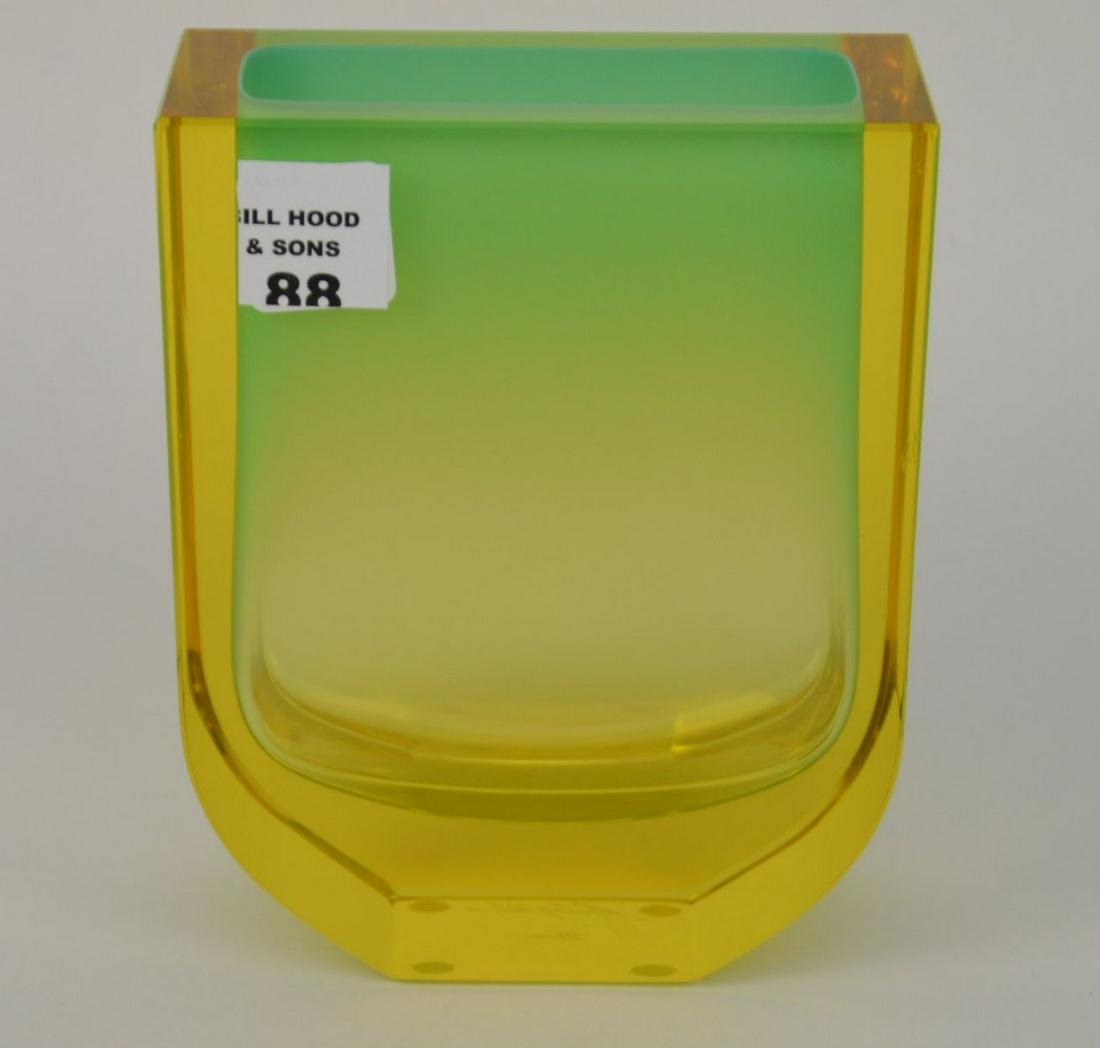 Moser Art Glass Vase 6 1/2" H (1 of 4)