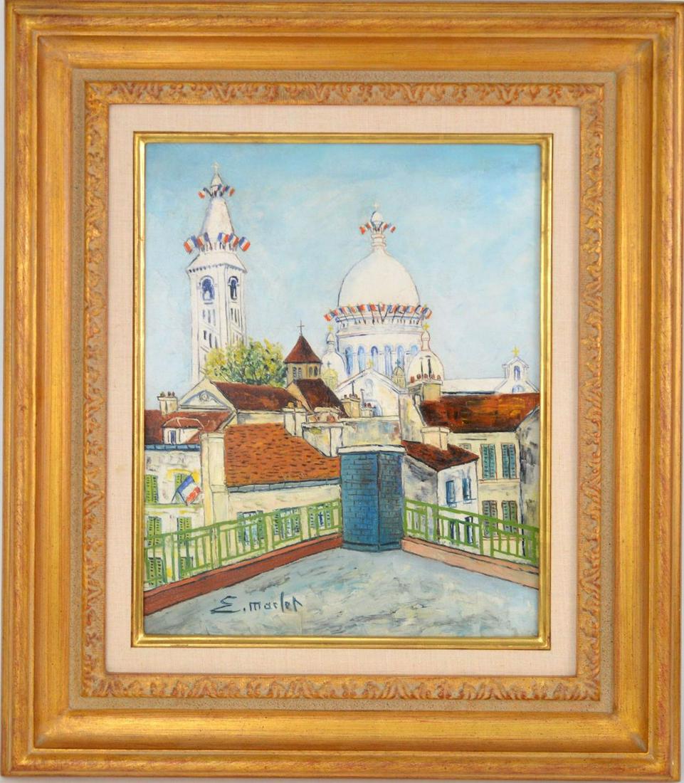 Elisee Maclet (French, 1881-1962) oil on canvas, de (1 of 7)