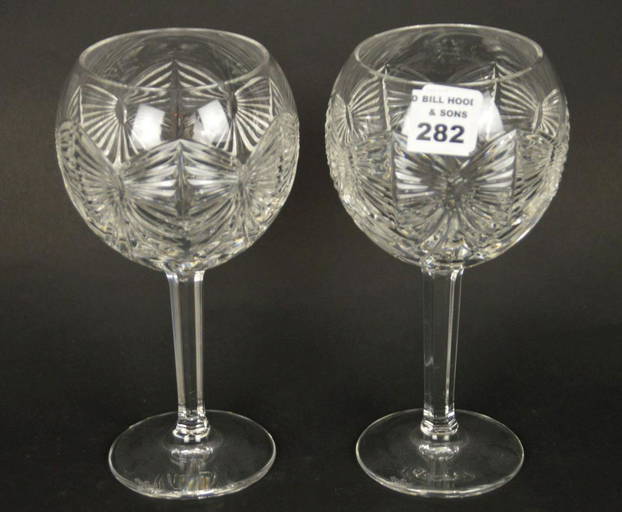 Two Waterford Wine Glasses Jun 29, 2021 Bill Hood & Sons Art