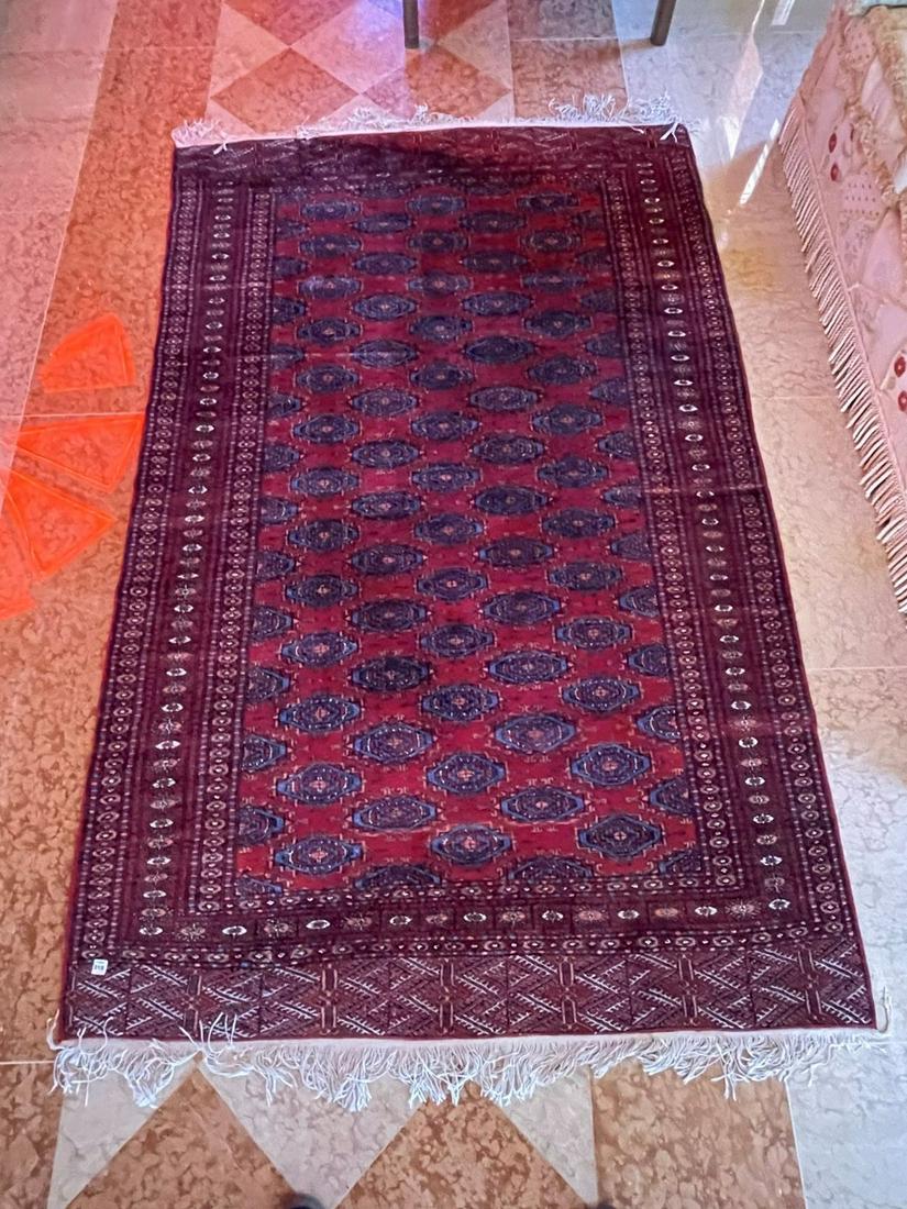 Persian Rug with Red Ground 62" x 96" (1 of 4)