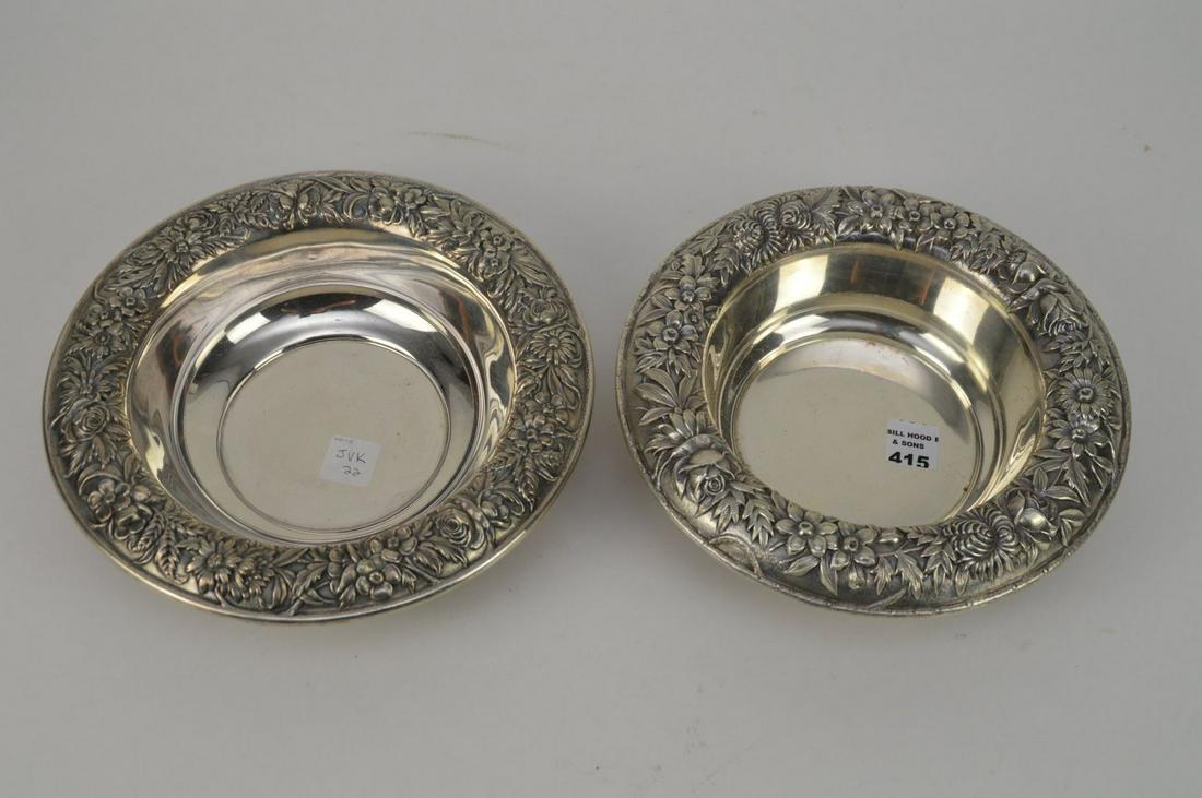 2 S. Kirk & Son Sterling Repousse Bowls, 29ozt, 9 (1 of 7)