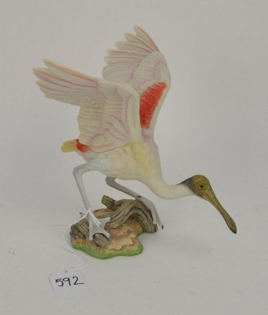 Boehm Bisque Porcelain Roseate Spoonbill Figurine - (1 of 5)