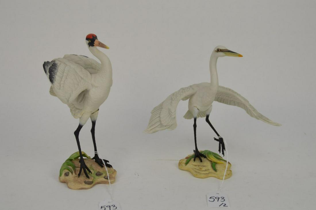 Two Boehm Bisque Porcelain Bird Figurines - From Wading (1 of 6)