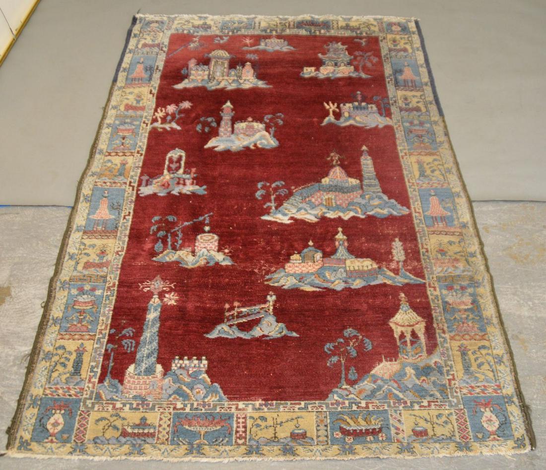 Antique Handmade Persian Rug, 6.7 x 4.1 feet: Antique Handmade Persian Rug, 6.7 x 4.1 feet