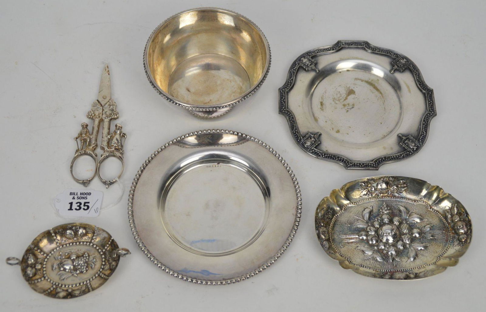 6 pcs of 800 Silver and Nickel Silver. 800 Silver (1 of 4)