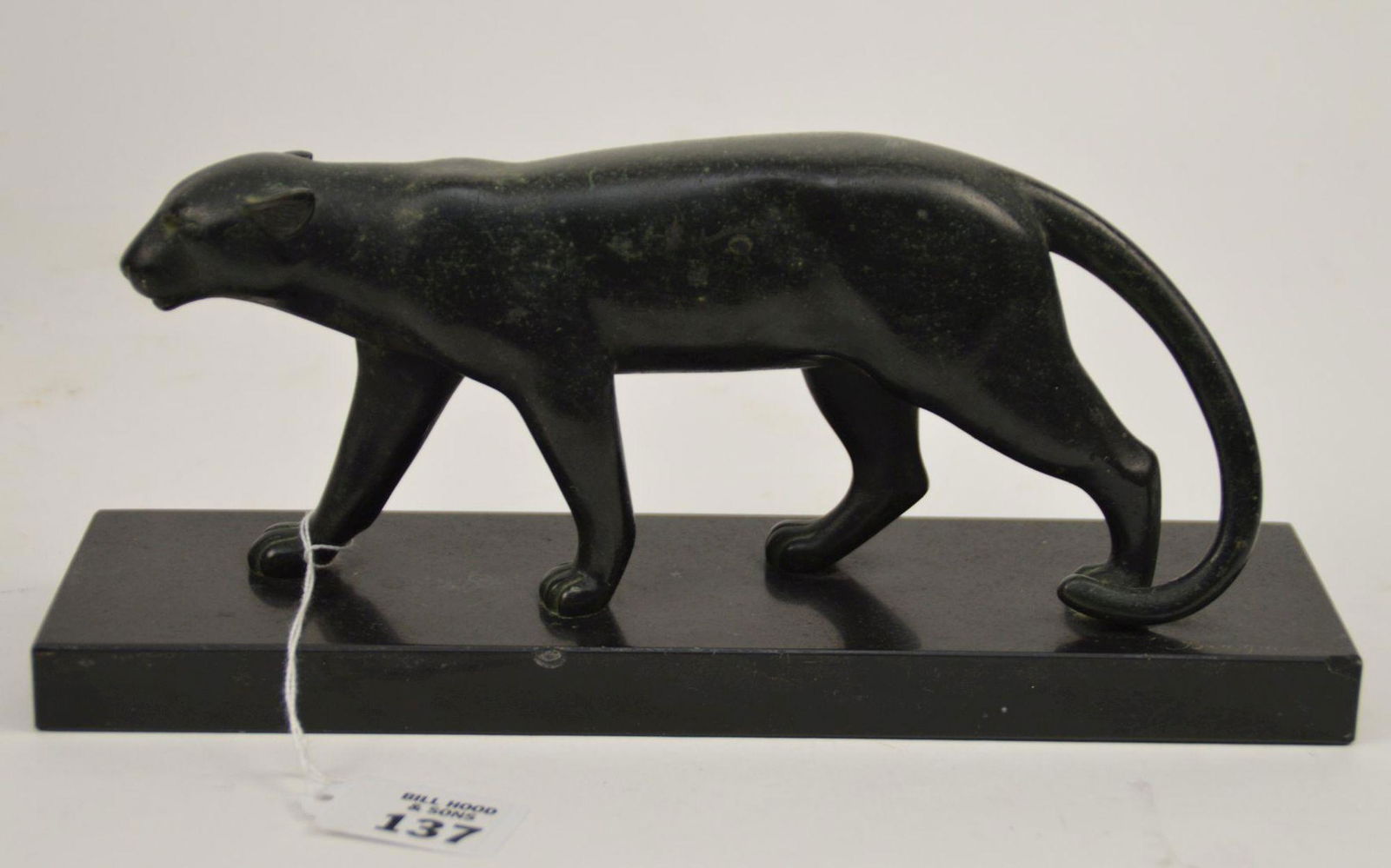 French Art Deco Bronze Panther Sculpture by (1 of 11)