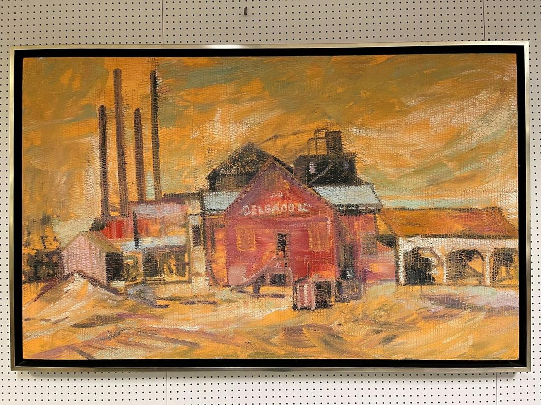 Hunt Slonem (AMERICAN) Oil DELGADO SUGAR MILL (1 of 7)