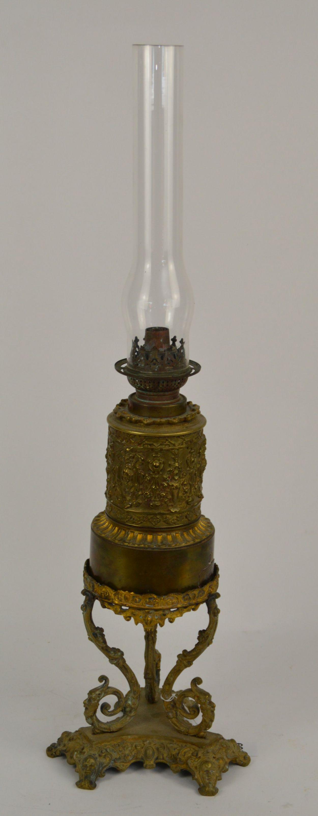 Antique French Oil Lamp by Decourt with Neoclassical (1 of 9)