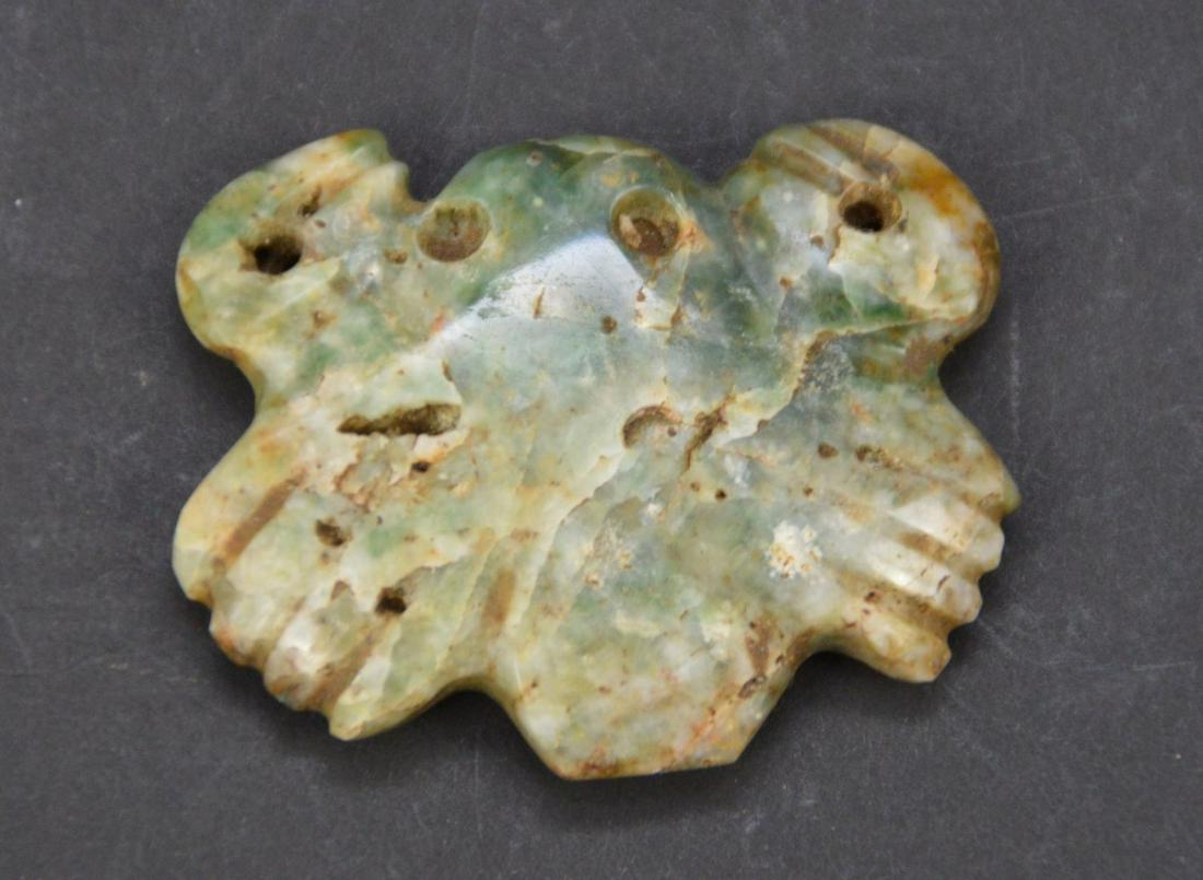 Pre-Columbian Carved Bird Effigy Pendant, Two Birds (1 of 3)