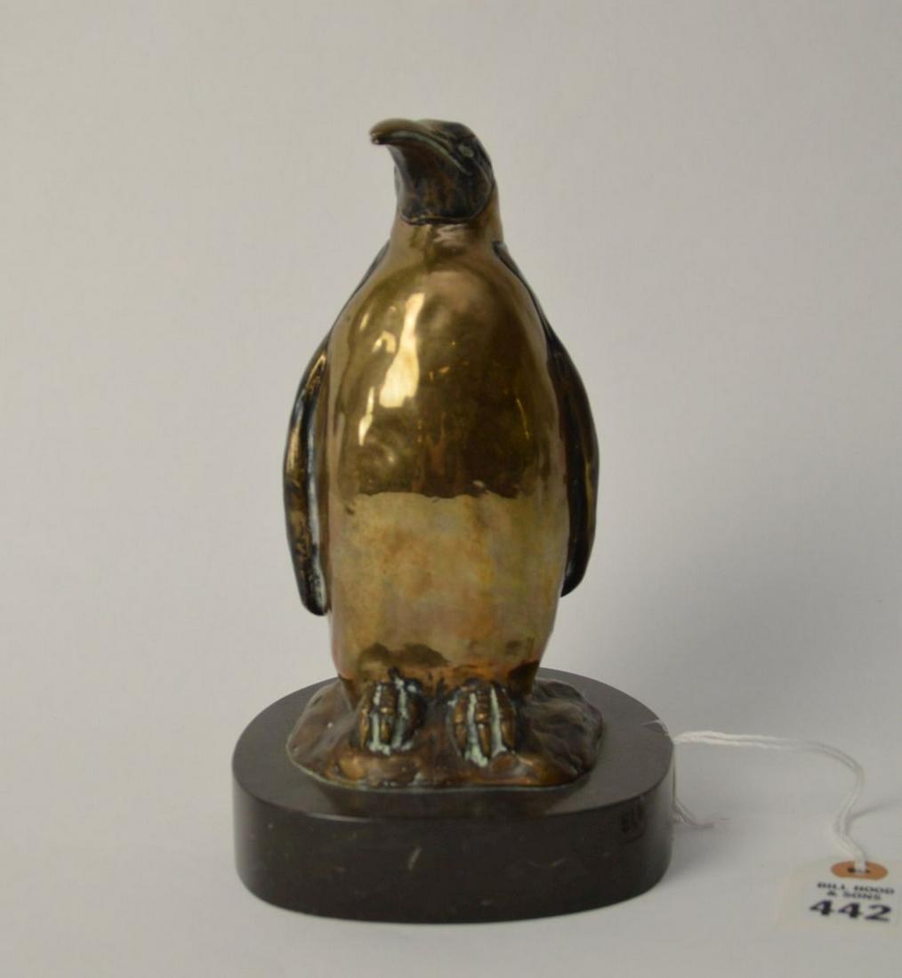 Carl Wagner "Emperor" Bronze Penguin Figure - 1988 (1 of 5)