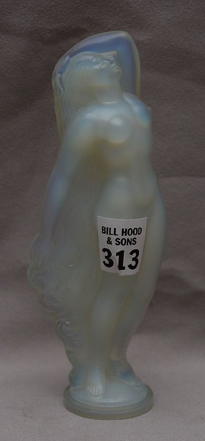 Sabino French art glass nude figurine, 6 1/2"h: Sabino French art glass nude figurine, 6 1/2"h