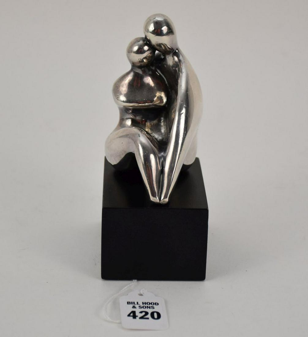 Davora Jaron Israel Sterling Silver Modernist Sculpture (1 of 5)