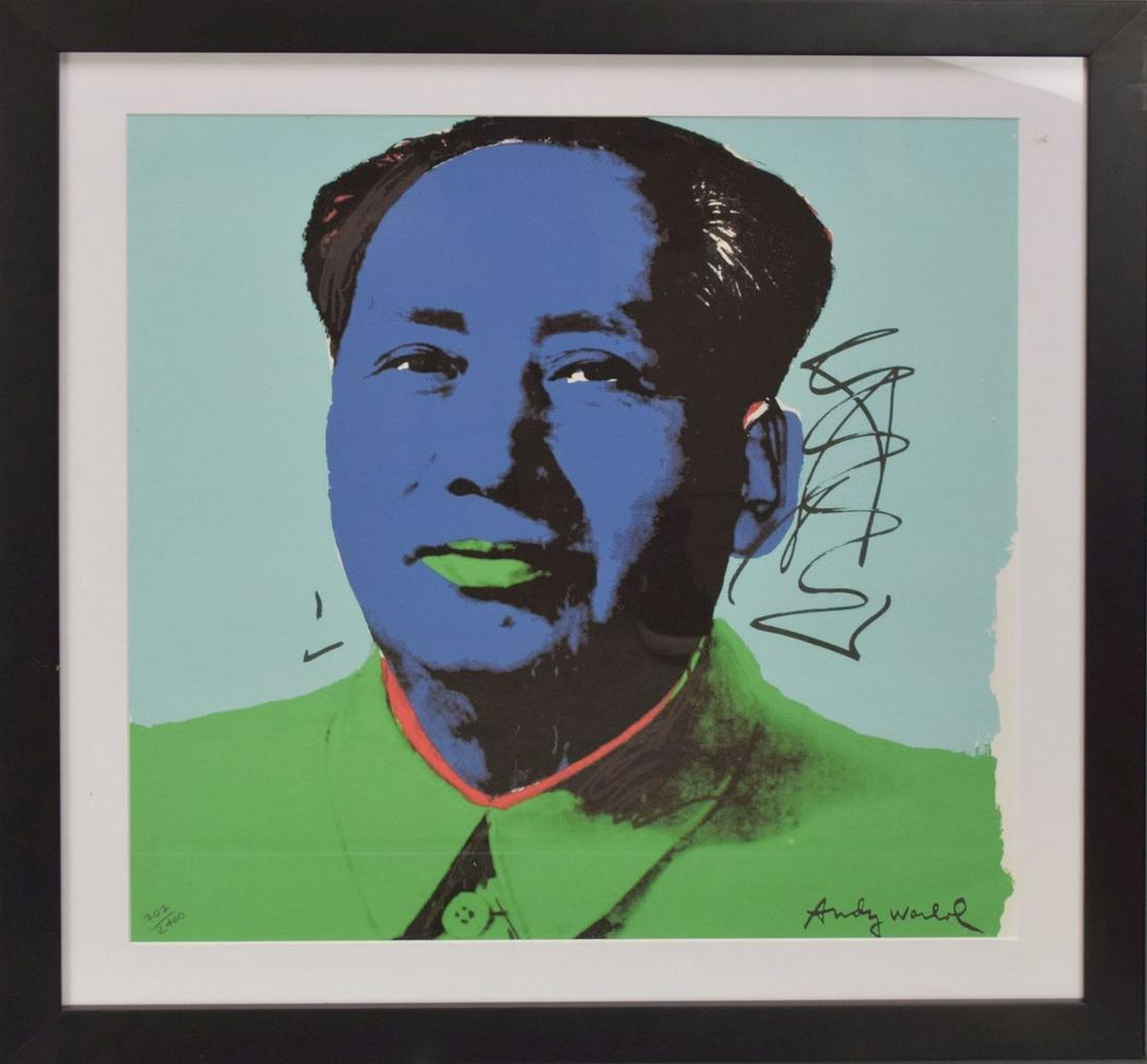 Andy Warhol Lithograph of Chinese leader - MAO. (1 of 5)