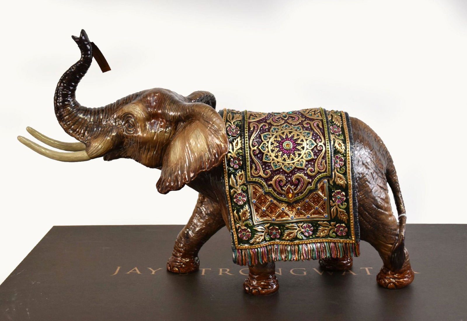 Large Jay Strongwater Elephant Figure Enameled & (1 of 8)
