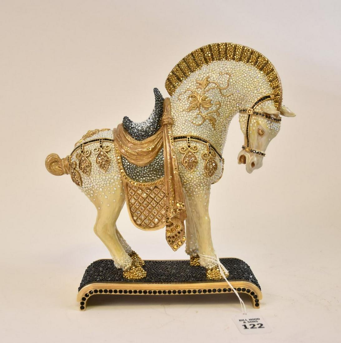Jay Strongwater Dynasty Horse edition 1/5 Enameled & (1 of 10)