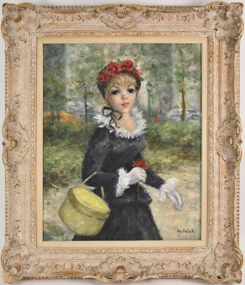 Cherry Jeffe Huldah (American 1901-2001) American Oil (1 of 6)