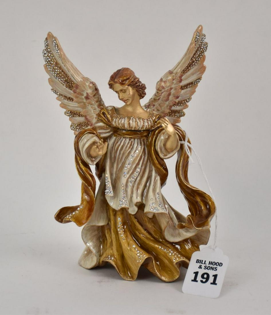 Jay Strongwater Angel Figurine. Ht. 7” with original (1 of 10)