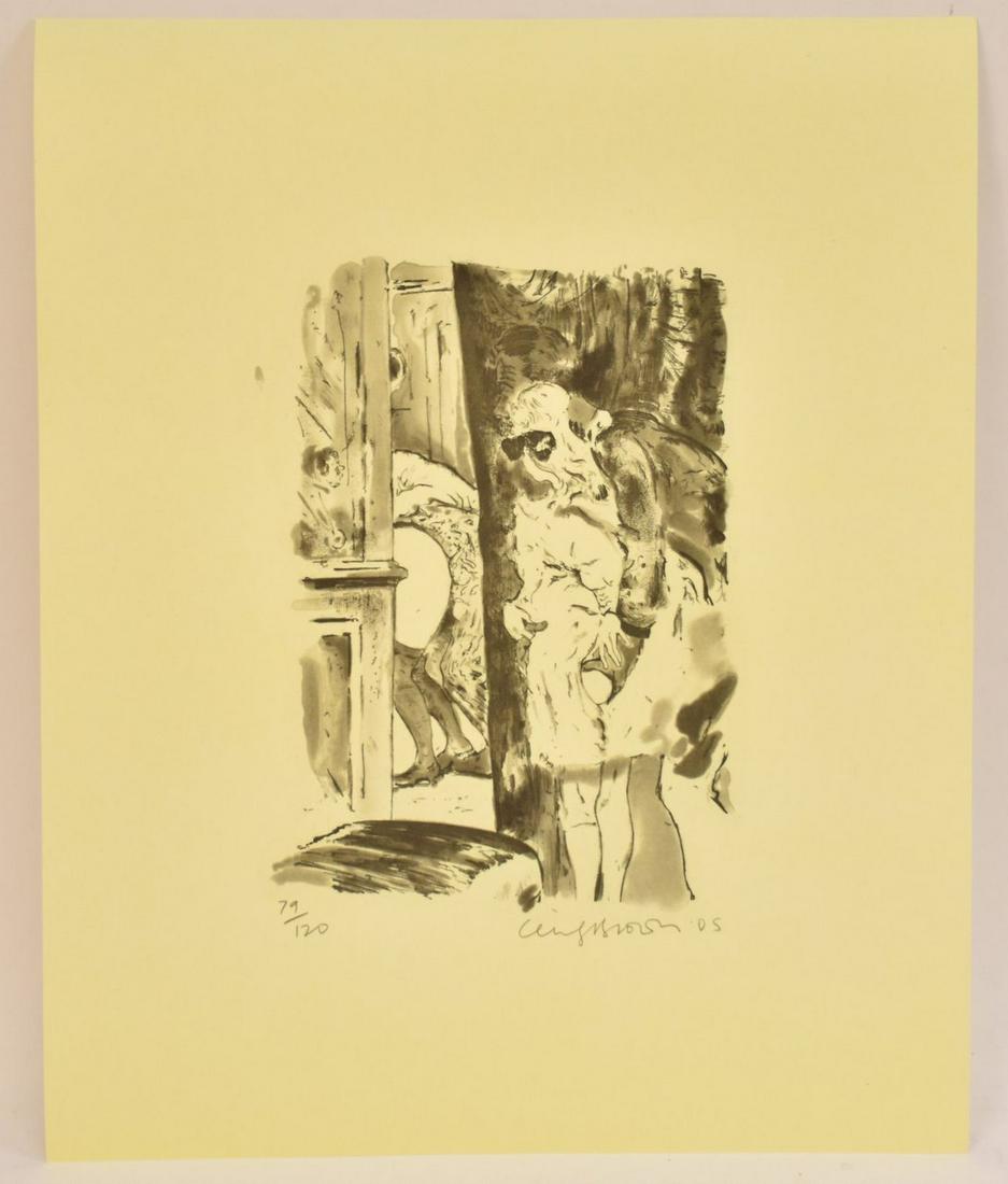 Cecily Brown (Born 1969) Paranoia Man in Cheap Shit (1 of 4)