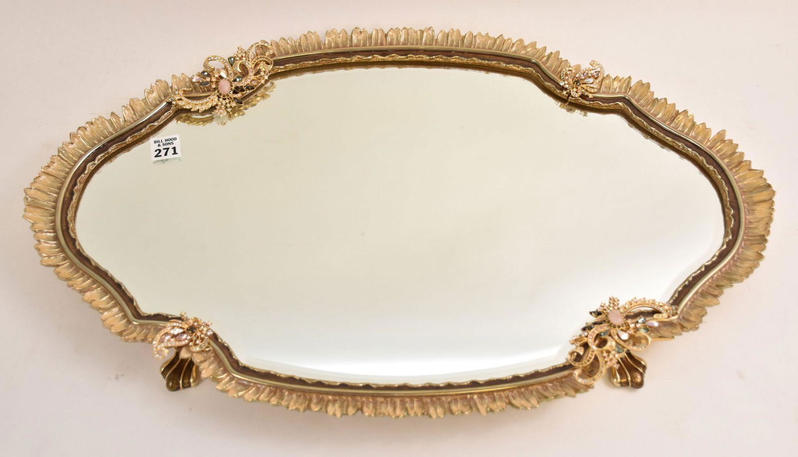 Jay Strongwater Mirrored Vanity Tray - A mirrored (1 of 5)
