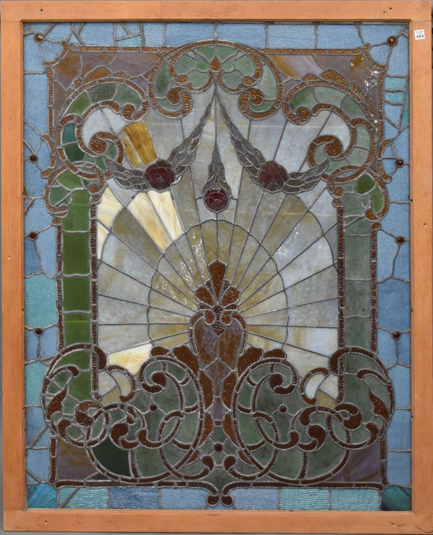 Large Stained Glass Window 5â€™ x 3â€™10 (1 of 3)