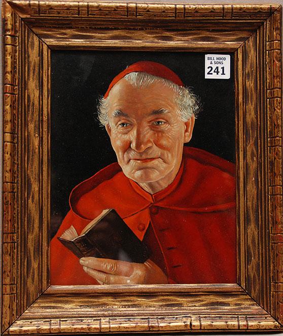 Otto Eichinger (AUSTRIAN, 1922-2004) oil on board,: Otto Eichinger (AUSTRIAN, 1922-2004) oil on board, "Cardinal" 10"x8"