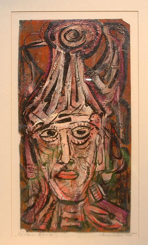 Alexander Gore, 2001, Gumtree, oil on paper, 18 by: Alexander Gore, 2001, Gumtree, oil on paper, 18 by 9 ¼".