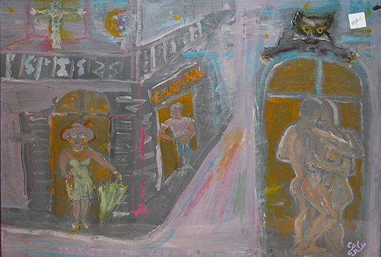 William Nelson Copley New York Acrylic Painting