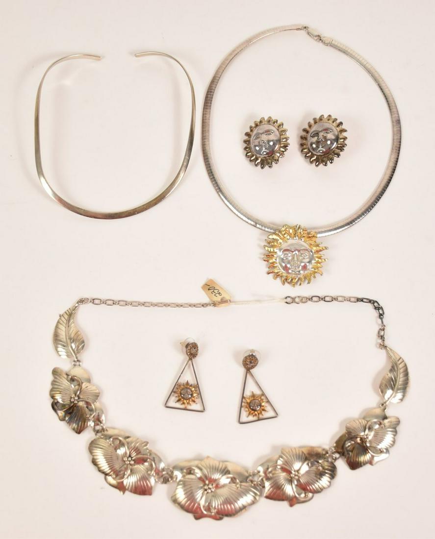 Sterling Jewelry, Choker, Necklace, Sunburst Necklace & (1 of 4)