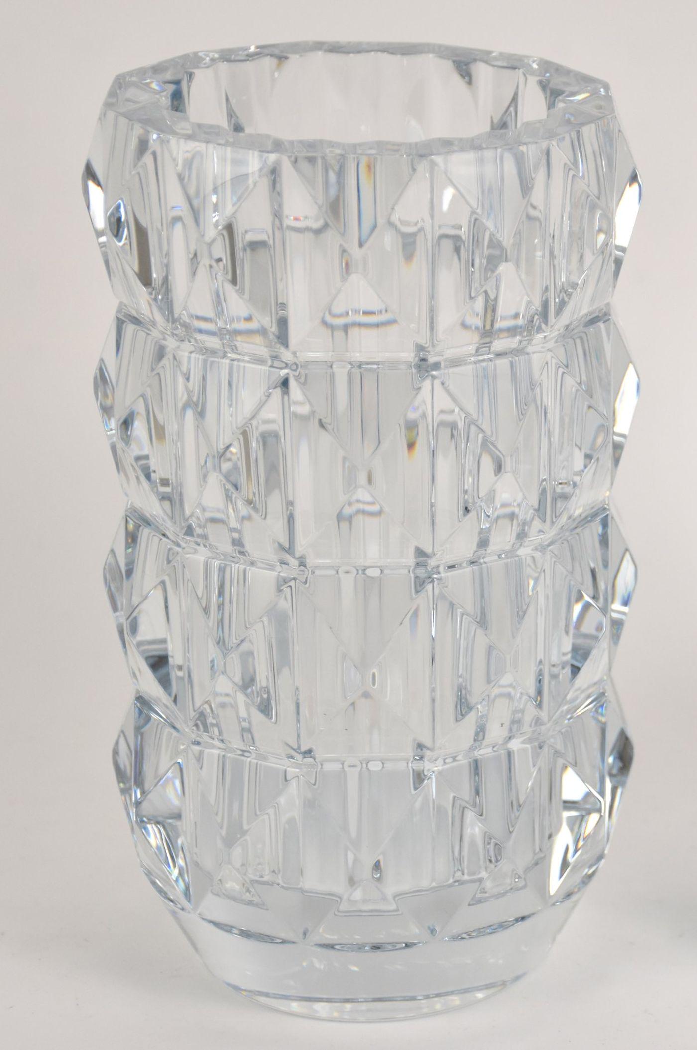 Baccarat Louxor Vase, New In Original Box, 9"h x 5"dia (1 of 5)