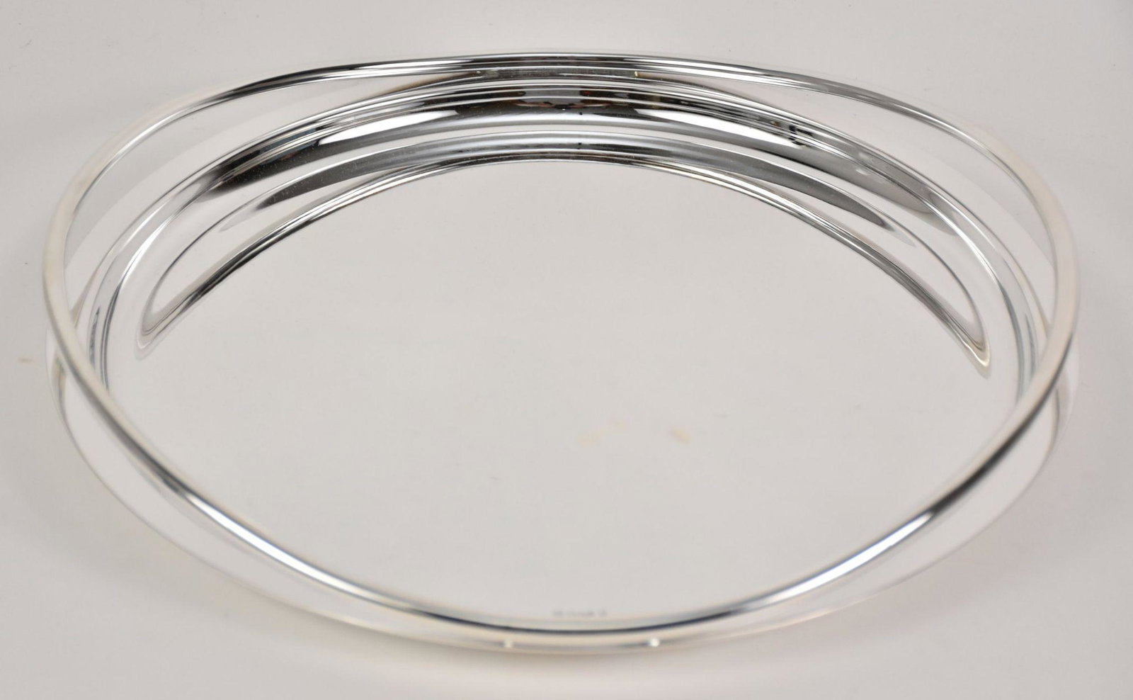 Christofle Paris Veritgo Round Handled Tray, New In (1 of 5)