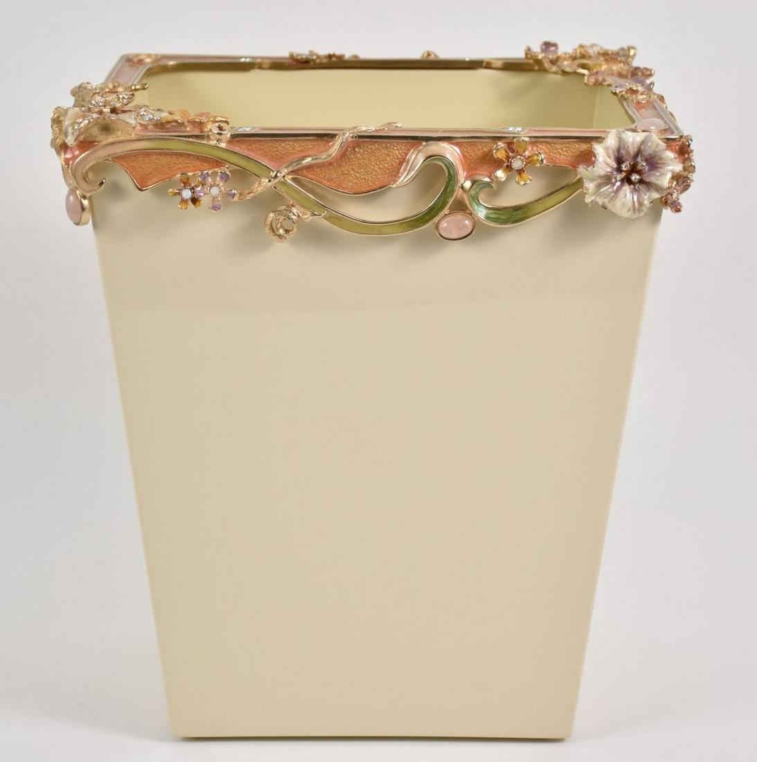 Jay Strongwater "Devon" Floral Scroll Boudoir (1 of 7)