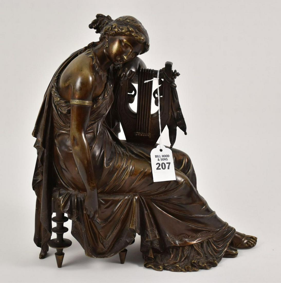 After Eugene Laurent Bronze of a Classical Maiden with (1 of 6)