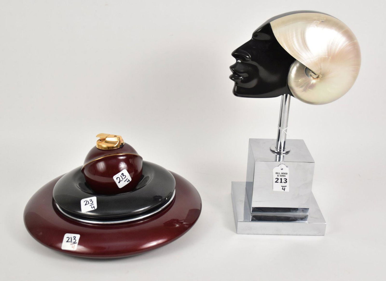 A Jonson & Marcius Sculpture, Two Bowls & Table Lighter (1 of 9)