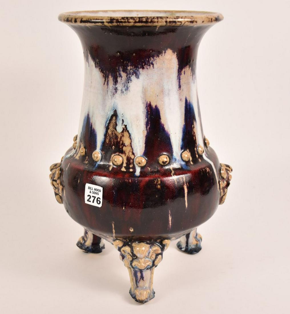 Japanese Tri Footed Urn, 14"h: Japanese Tri Footed Urn, 14"h