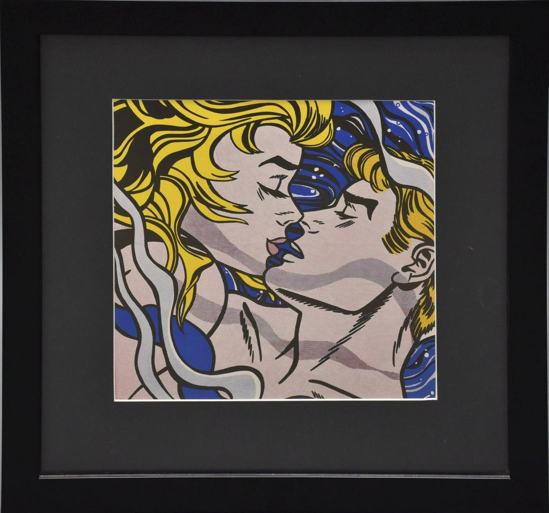 Roy Lichtenstein offset Lithograph, Depicting a male (1 of 4)