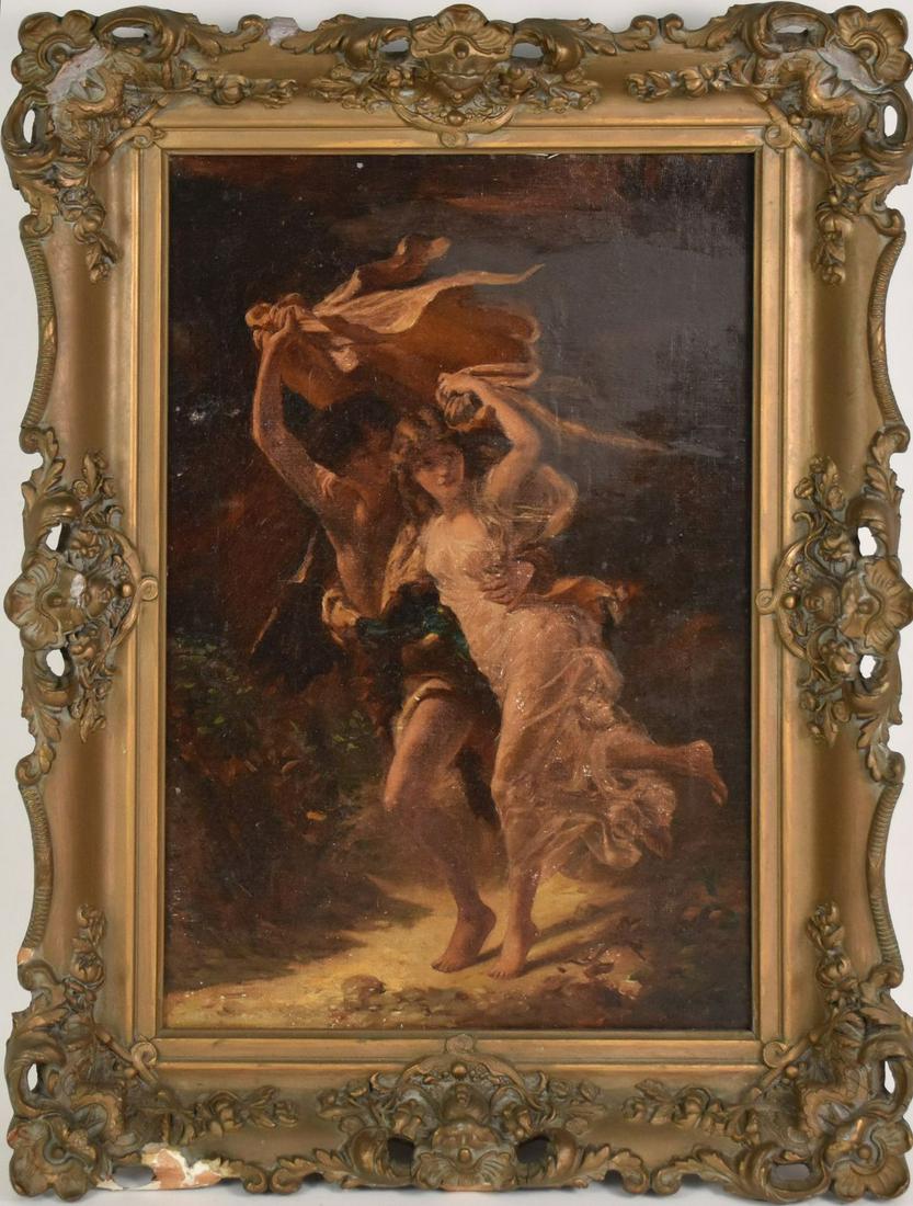 Oil Painting "Retreat to Safety" after Pierre Cot (1 of 7)