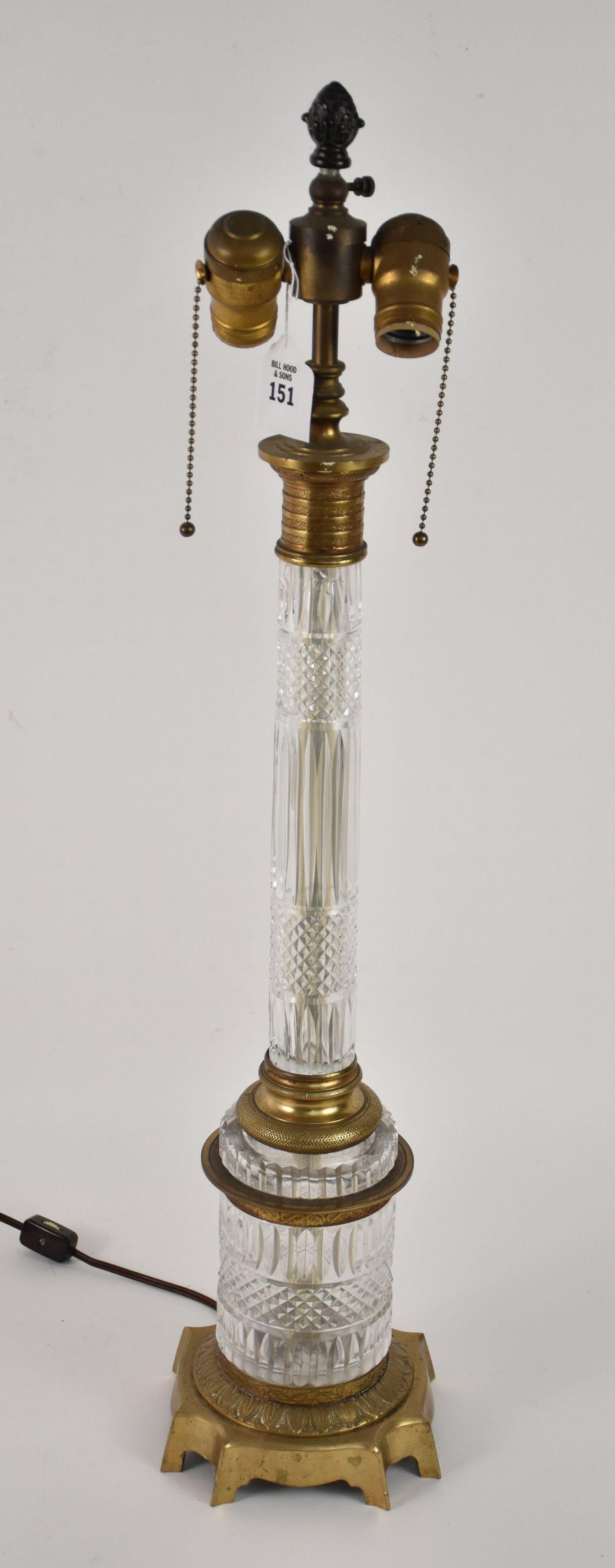 Warren Kessler Signed Baccarat Style Bronze Column Form (1 of 7)