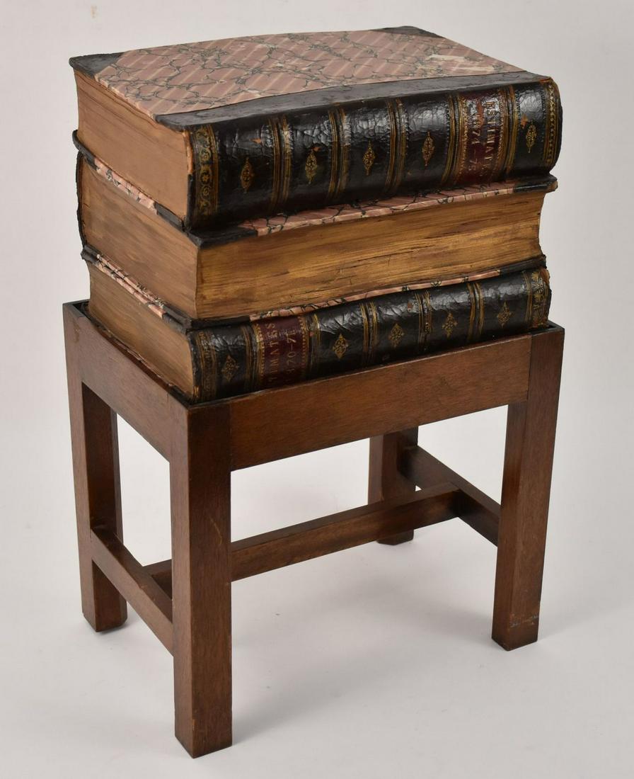 Decorative Antique Book Table -a wooden table base (1 of 5)