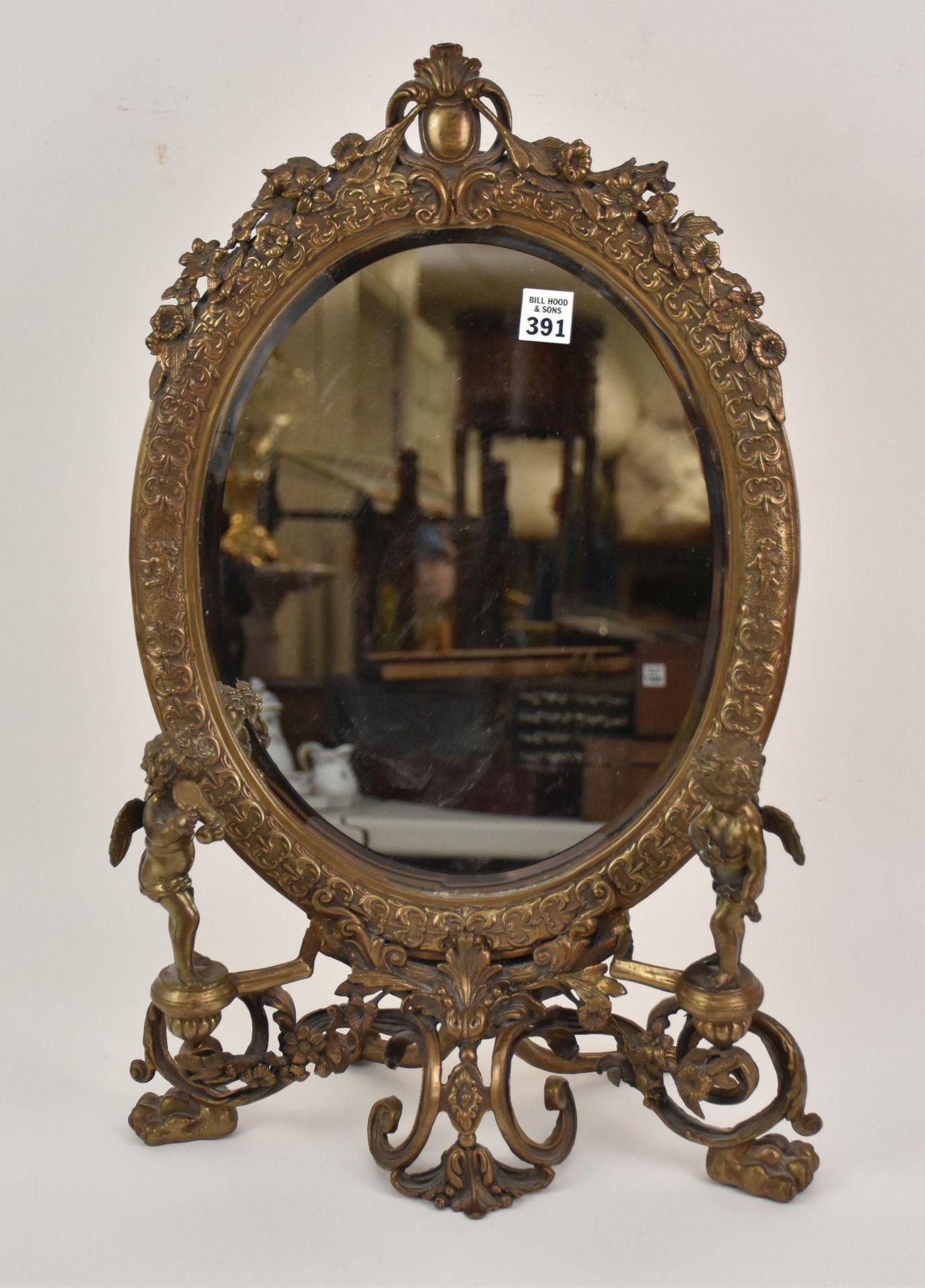 Beautiful Vintage Self Standing Brass/Cherubs, Ornate (1 of 7)