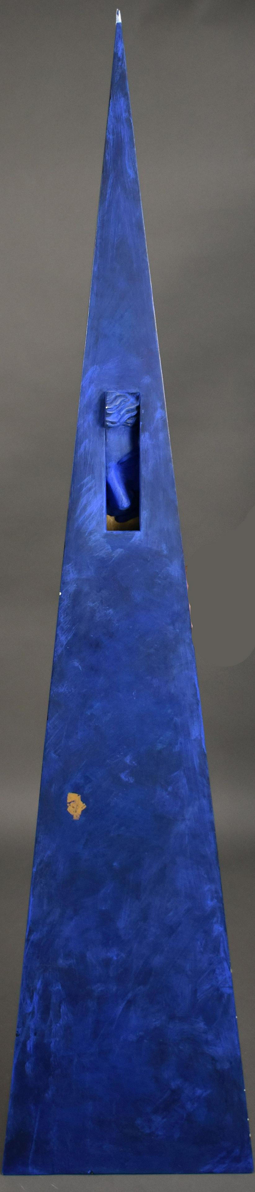 Jiri Ladocha (Canadian, b. 1942) DAYDREAMS XXV- 1992.: Jiri Ladocha (Canadian, b. 1942) DAYDREAMS XXV- 1992. Plaster, wood pigment, light.72 x 17 x 3 inches Evelyn Aimis and Jaffe Baker Blau Gallery label verso.