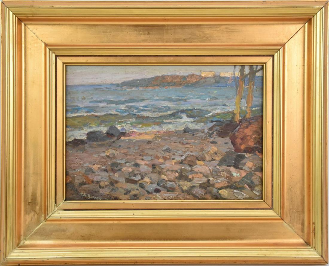 Ernest Harrison Barnes (American 1873 - 1955) oil on (1 of 7)