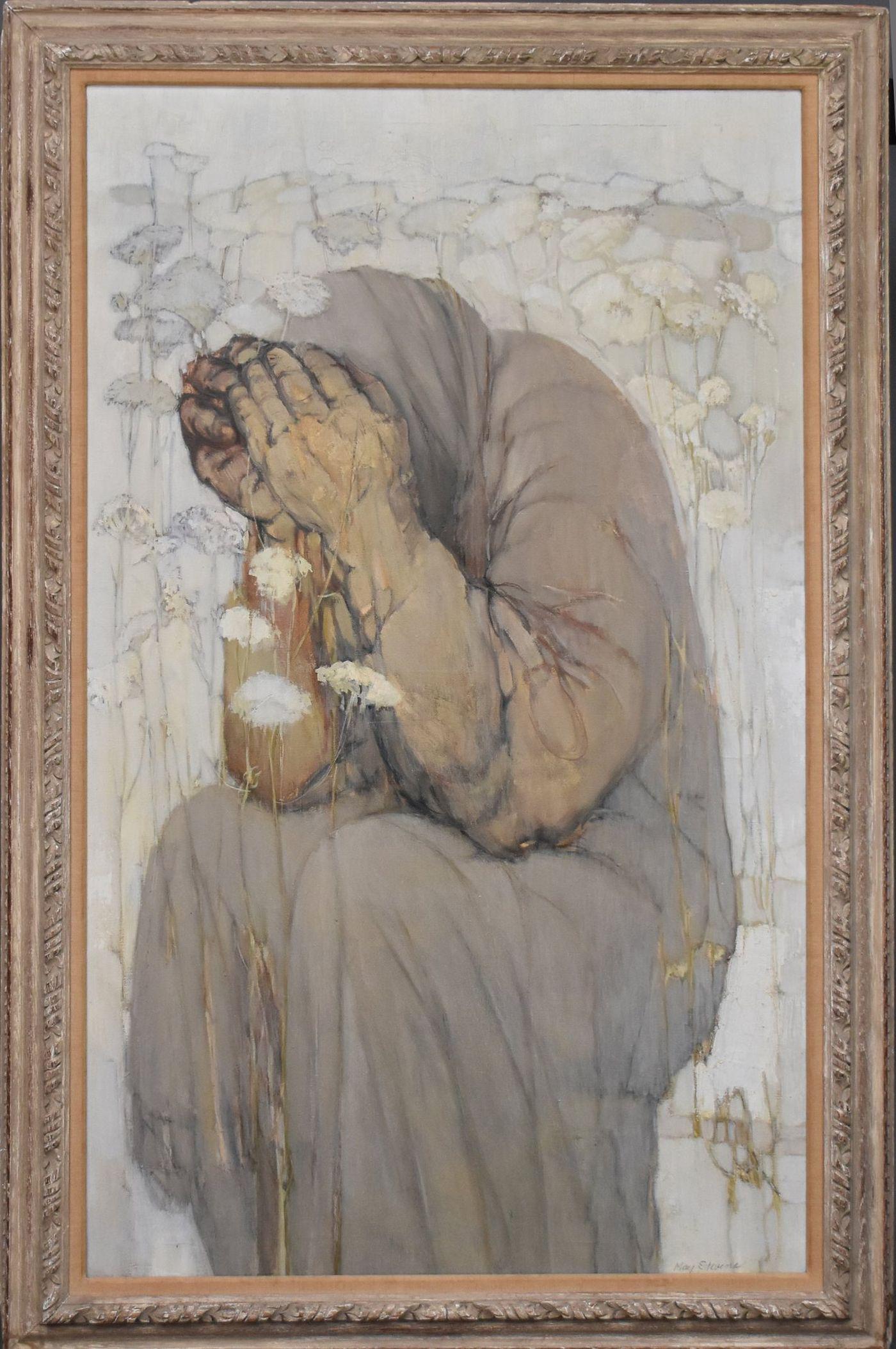 May Stevens (1924 - 2019) "Queen's Anne Lace" Acrylic / (1 of 8)