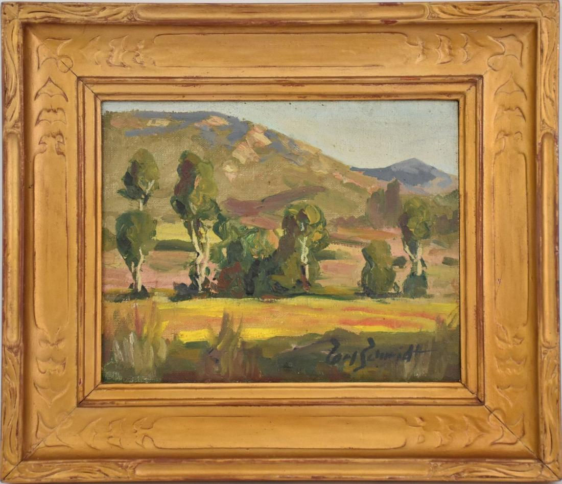Carl Schmidt (Am.1885 - 1969) oil California Landscape (1 of 6)