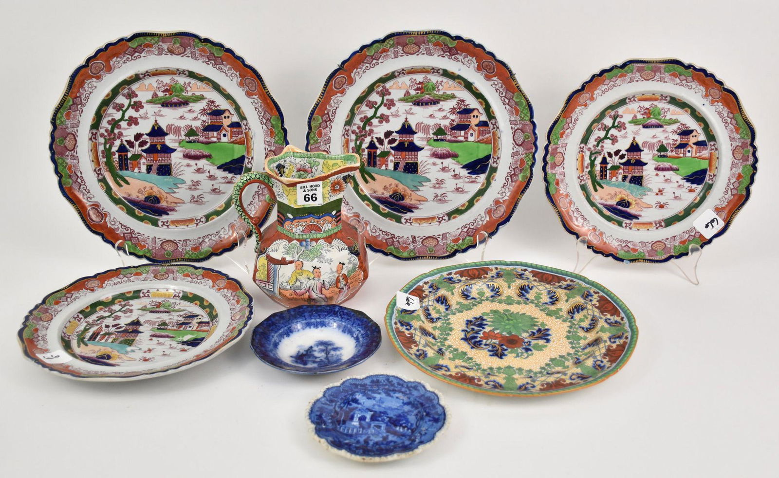 Lot of 8 Pcs Ceramics, incl; 4 Real Ironstone China (1 of 9)