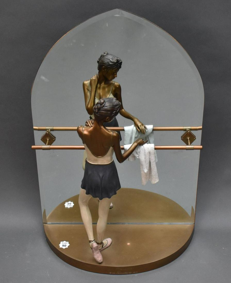 RAMON PARMENTER Signed Bronze Dancer Sculpture. (1 of 8)