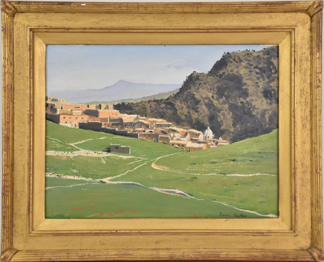 Simon Parkes (Born 1954) oil on paper on canvas, near (1 of 10)